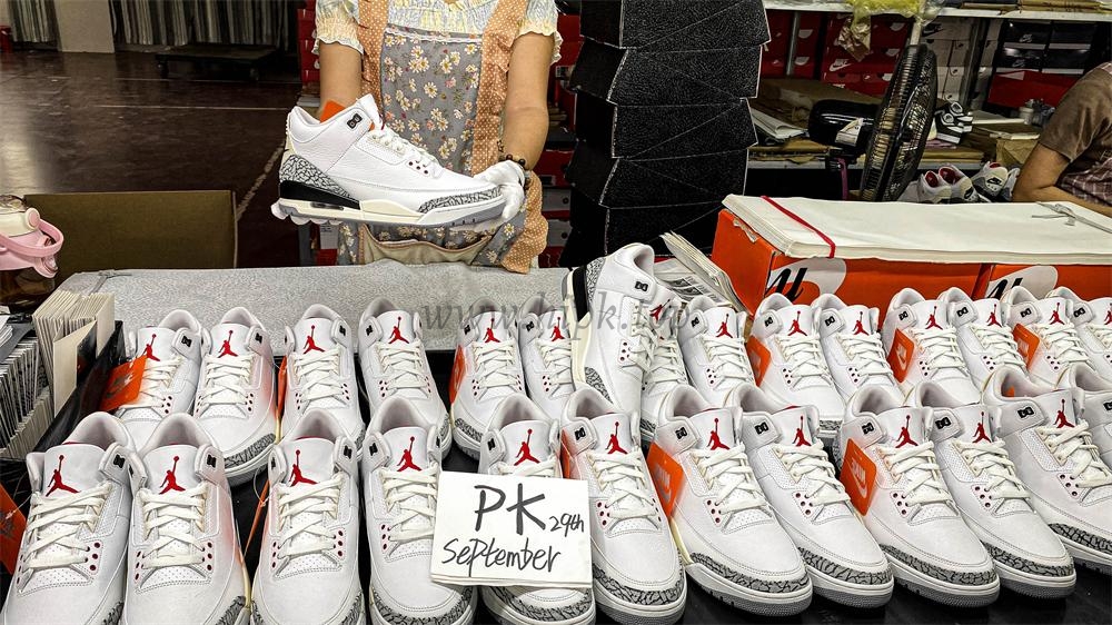 PK GOD Jordan 3 Retro White Cement Reimagined RETAIL MATERIALS READY TO SHIP