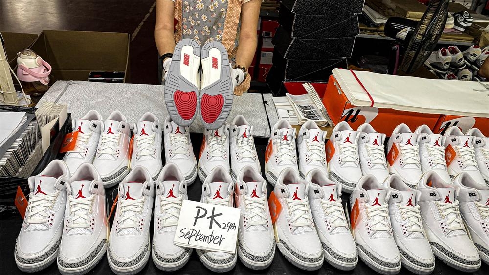 PK GOD Jordan 3 Retro White Cement Reimagined RETAIL MATERIALS READY TO SHIP