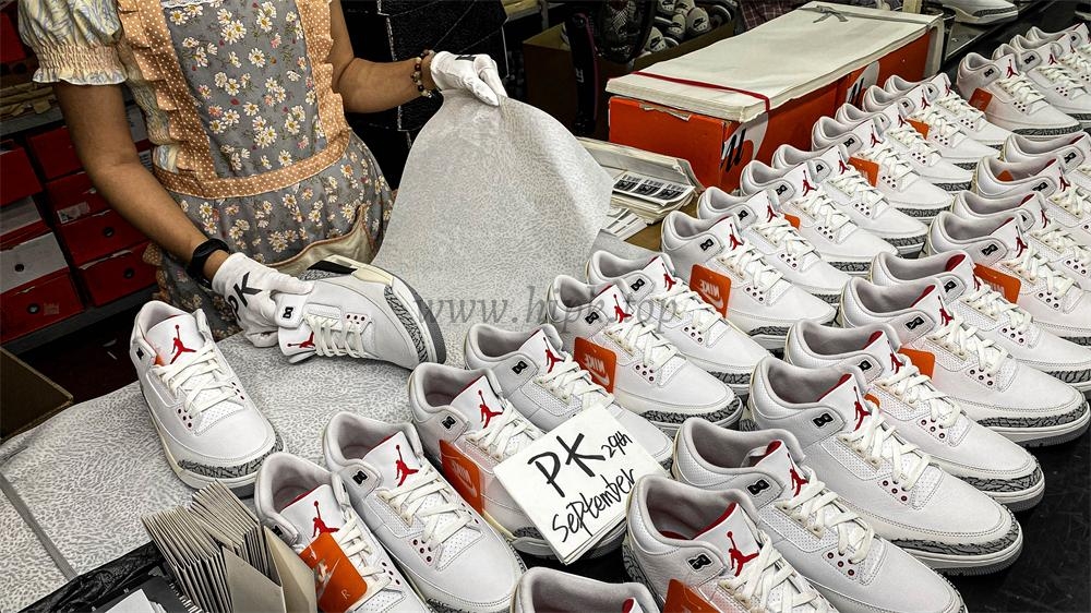 PK GOD Jordan 3 Retro White Cement Reimagined RETAIL MATERIALS READY TO SHIP