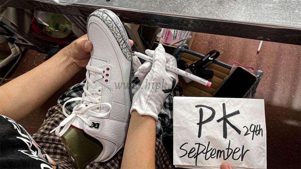 PK GOD Jordan 3 Retro White Cement Reimagined RETAIL MATERIALS READY TO SHIP