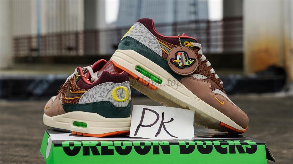 PK GOD Nike Air Max 1 ’87 Luxe University of Oregon PE RETAIL MATERIALS READY TO SHIP