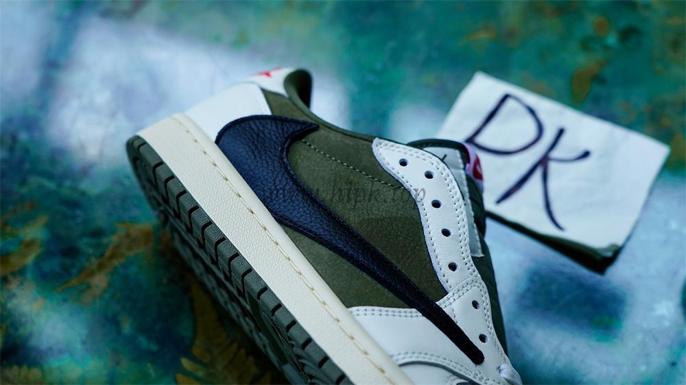 PK5.0 JORDAN 1 RETRO LOW Medium Olive TRAVIS SCOTT NEUTRAL OLIVE RETAIL MATERIALS READY TO SHIP