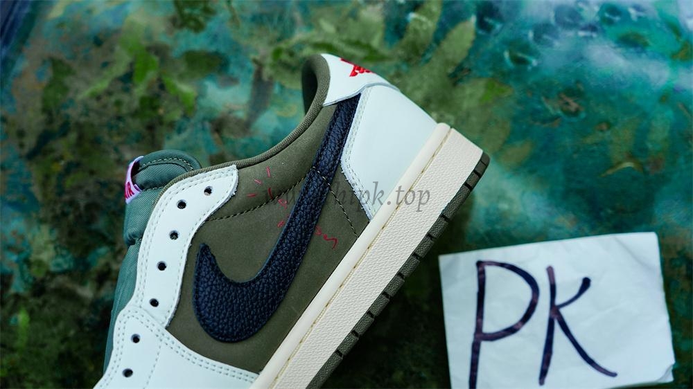 PK5.0 JORDAN 1 RETRO LOW Medium Olive TRAVIS SCOTT NEUTRAL OLIVE RETAIL MATERIALS READY TO SHIP