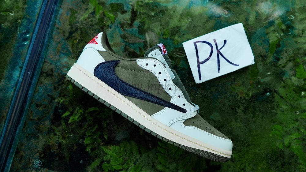 PK5.0 JORDAN 1 RETRO LOW Medium Olive TRAVIS SCOTT NEUTRAL OLIVE RETAIL MATERIALS READY TO SHIP