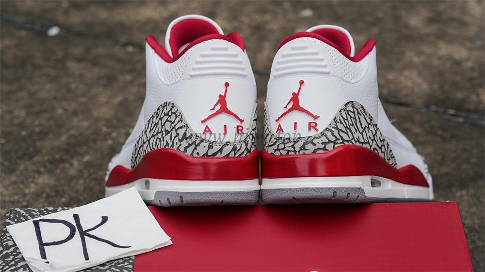 Pk God air jordan 3 retro Cardinal Red retail materials ready to ship