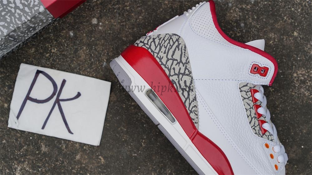 Pk God air jordan 3 retro Cardinal Red retail materials ready to ship