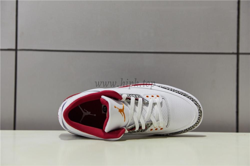 Pk God air jordan 3 retro Cardinal Red retail materials ready to ship