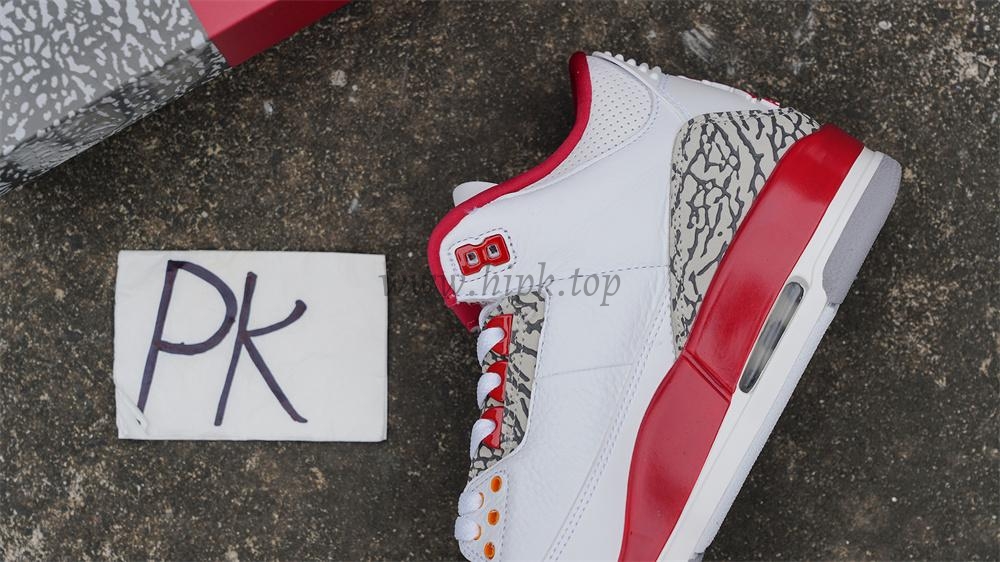 Pk God air jordan 3 retro Cardinal Red retail materials ready to ship