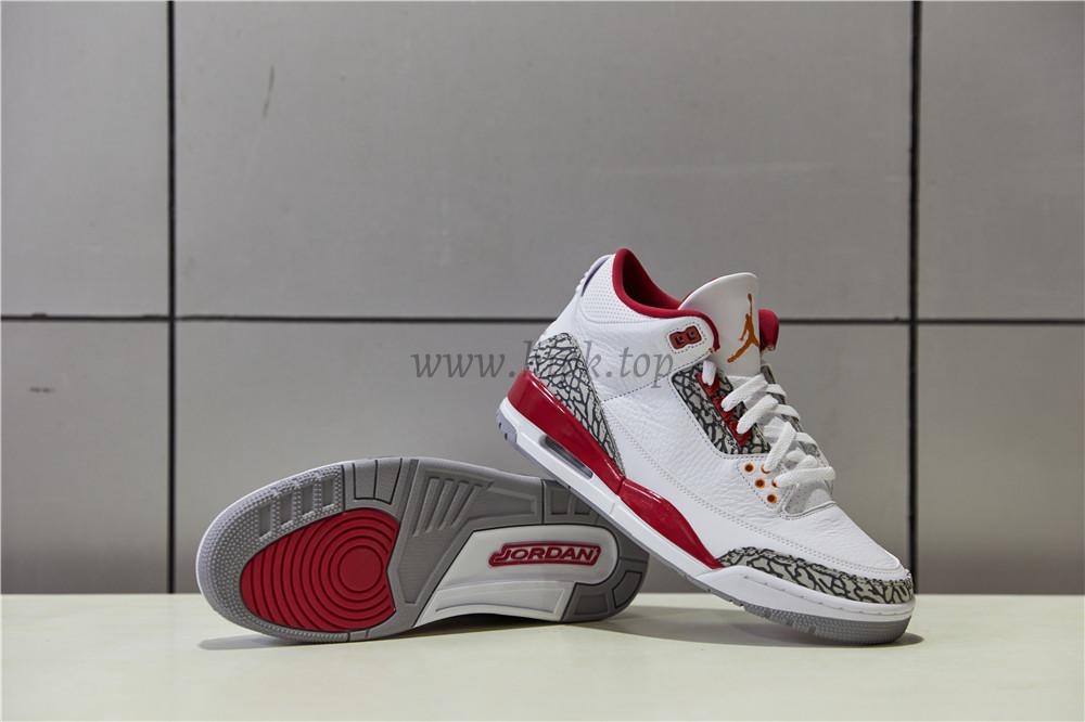 Pk God air jordan 3 retro Cardinal Red retail materials ready to ship