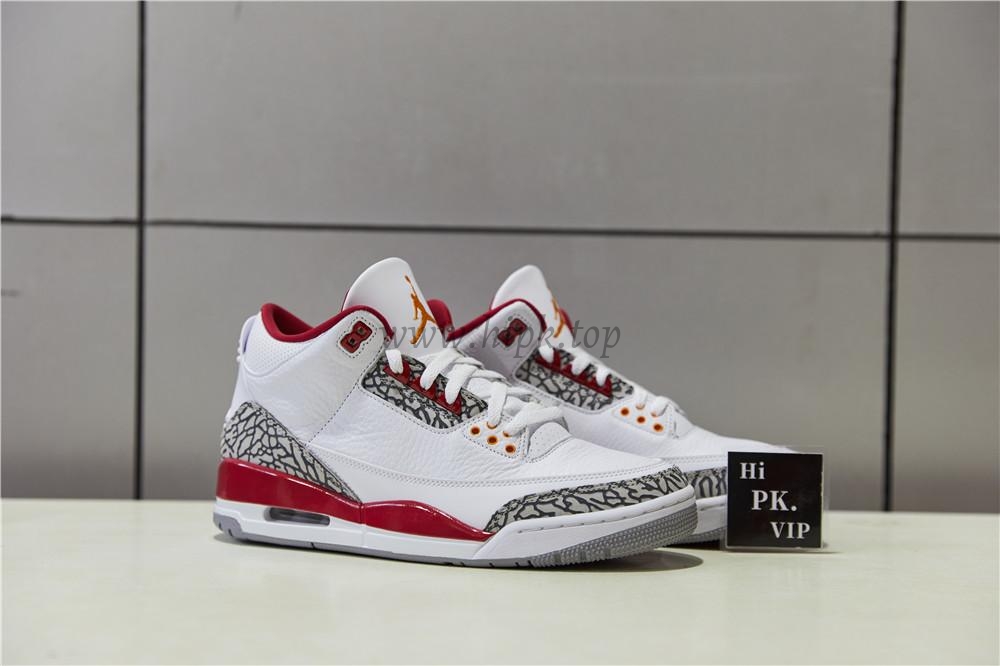 Pk God air jordan 3 retro Cardinal Red retail materials ready to ship