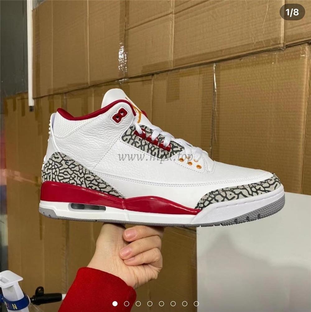 Pk God air jordan 3 retro Cardinal Red retail materials ready to ship