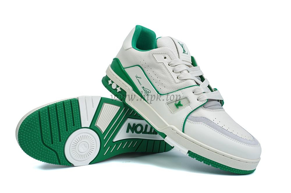 pk god l**is V*t*n lv trainer #54 signature green white retail materials ready to ship