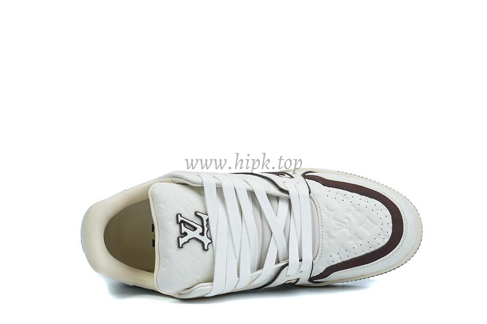 pk god l**is V*t*n lv trainer #54 signature mocha white retail materials ready to ship