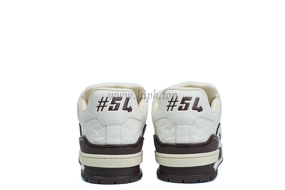 pk god l**is V*t*n lv trainer #54 signature mocha white retail materials ready to ship