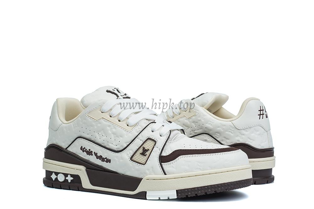 pk god l**is V*t*n lv trainer #54 signature mocha white retail materials ready to ship