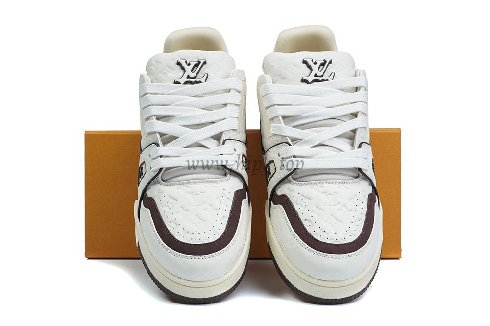 pk god l**is V*t*n lv trainer #54 signature mocha white retail materials ready to ship