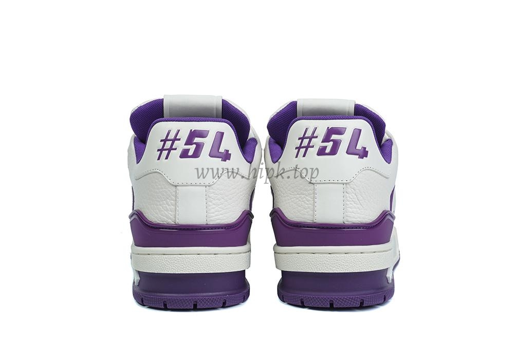 pk god l**is V*t*n lv trainer #54 signature purple white retail materials ready to ship