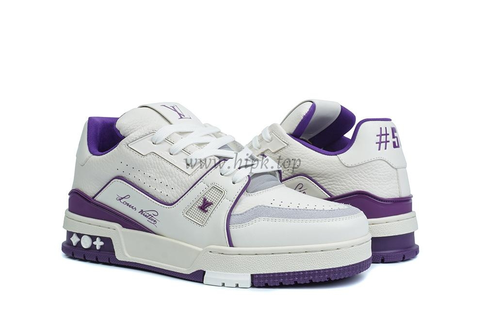 pk god l**is V*t*n lv trainer #54 signature purple white retail materials ready to ship