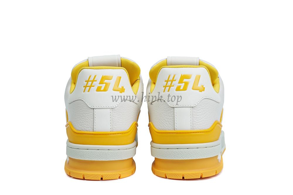 pk god l**is V*t*n lv trainer #54 signature yellow white retail materials ready to ship