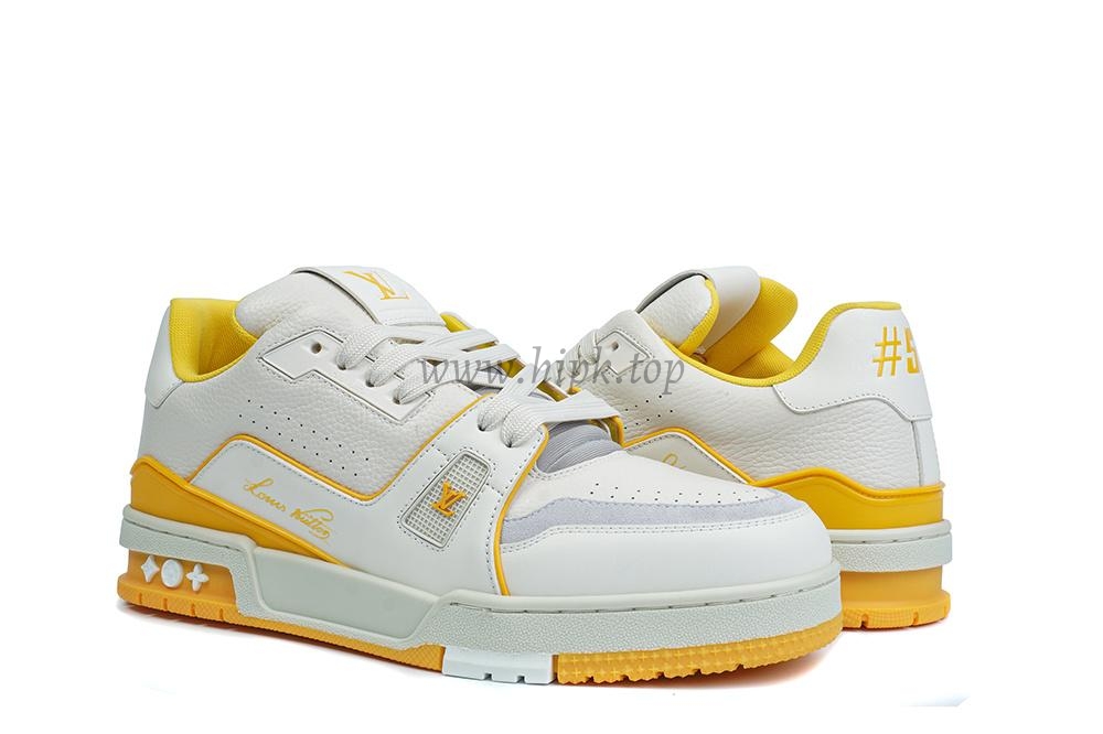 pk god l**is V*t*n lv trainer #54 signature yellow white retail materials ready to ship