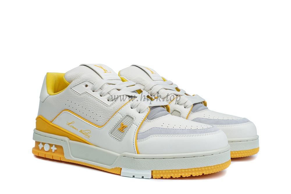 pk god l**is V*t*n lv trainer #54 signature yellow white retail materials ready to ship