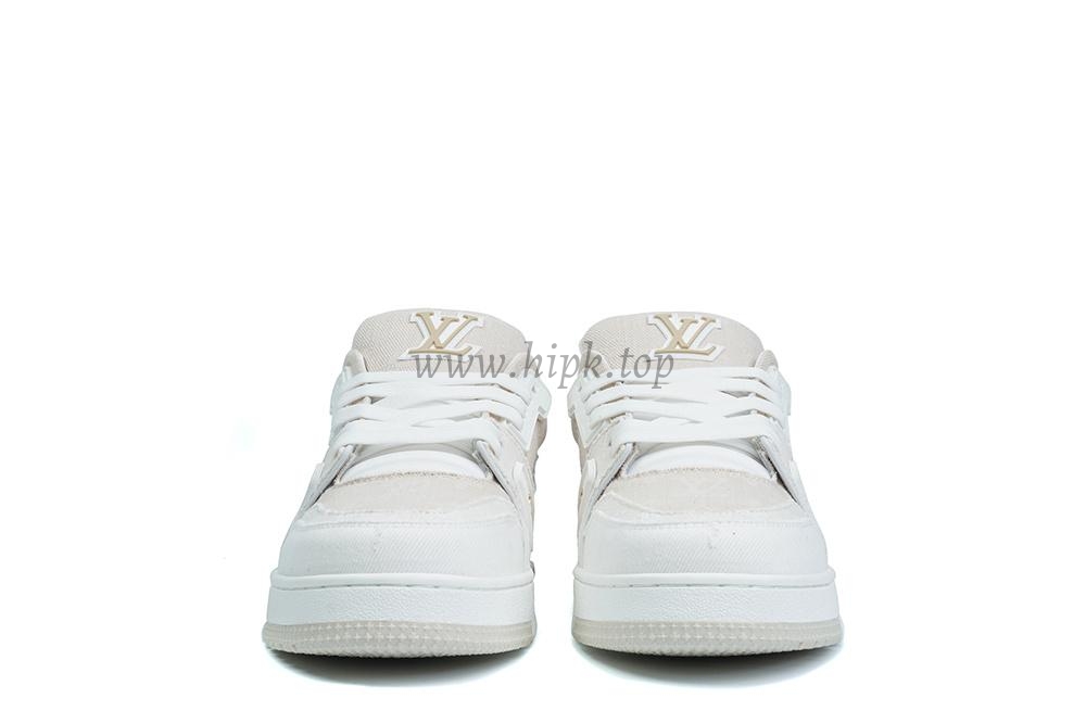 pk god l**is V*t*n lv trainer beige monogram demin retail materials ready to ship