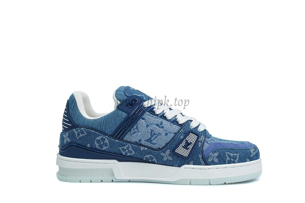 pk god l**is V*t*n lv trainer monogram denim retail materials ready to ship