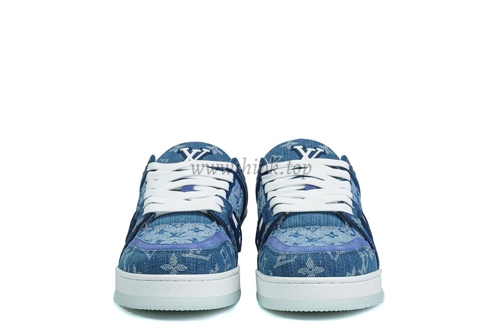 pk god l**is V*t*n lv trainer monogram denim retail materials ready to ship