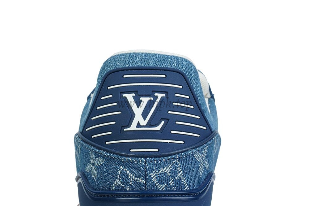 pk god l**is V*t*n lv trainer monogram denim retail materials ready to ship