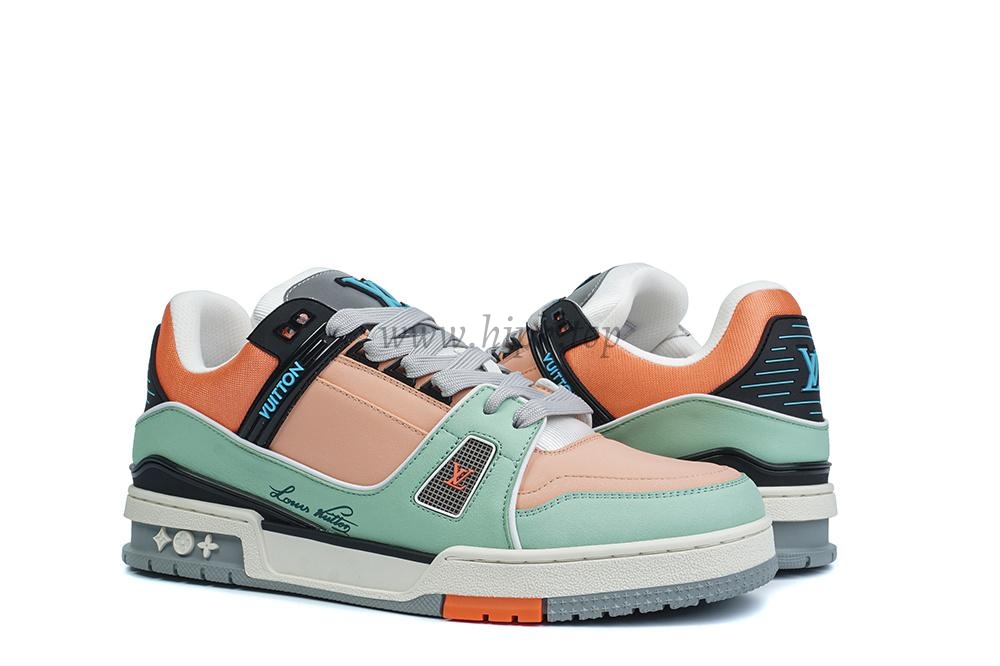 pk god l**is V*t*n lv trainer multiple colorful orange retail materials ready to ship