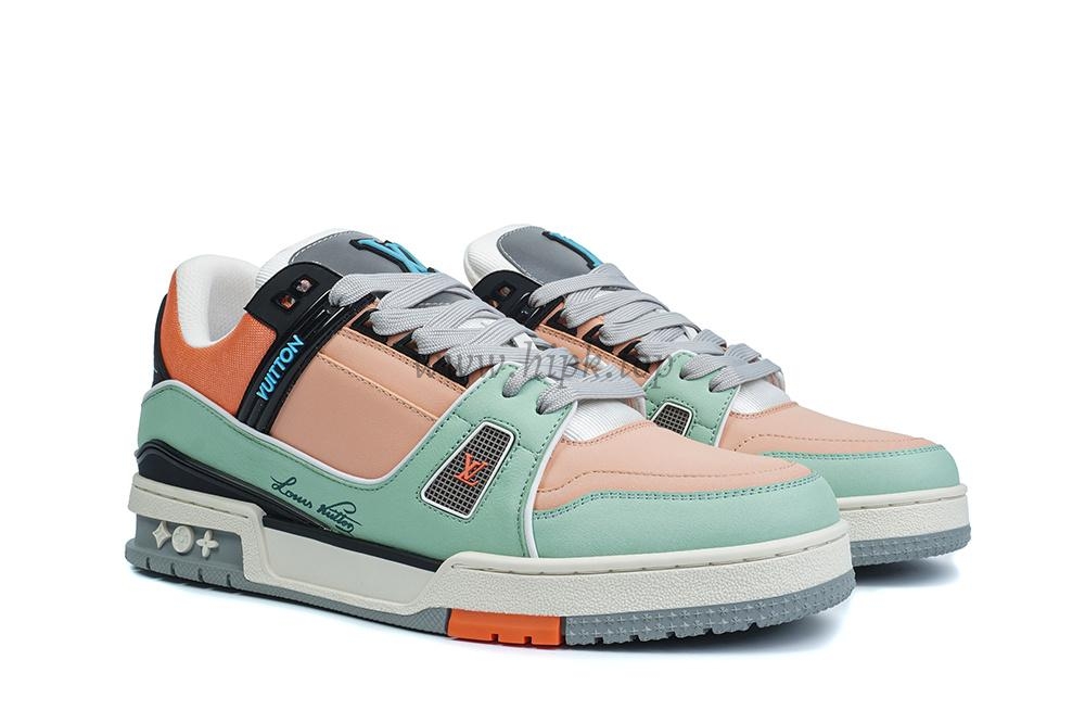 pk god l**is V*t*n lv trainer multiple colorful orange retail materials ready to ship