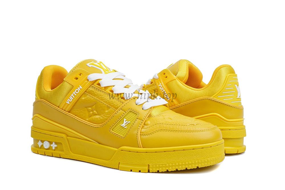 pk god l**is V*t*n lv trainer all yellow retail materials ready to ship