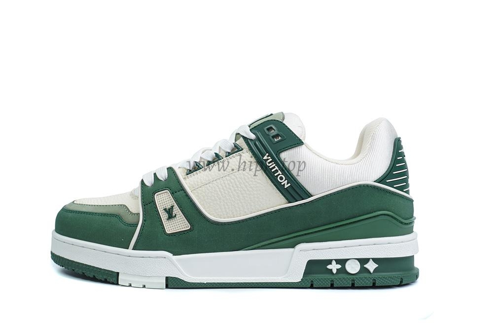 pk god l**is V*t*n lv trainer green white retail materials ready to ship