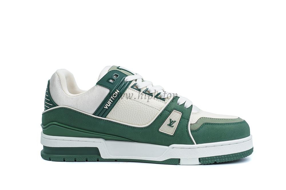 pk god l**is V*t*n lv trainer green white retail materials ready to ship