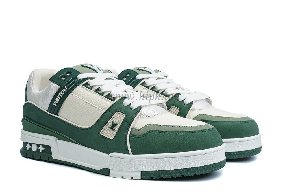 pk god l**is V*t*n lv trainer green white retail materials ready to ship