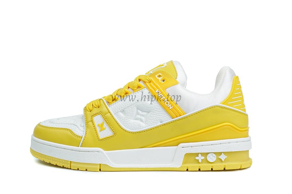 pk god l**is V*t*n lv trainer yellow retail materials ready to ship