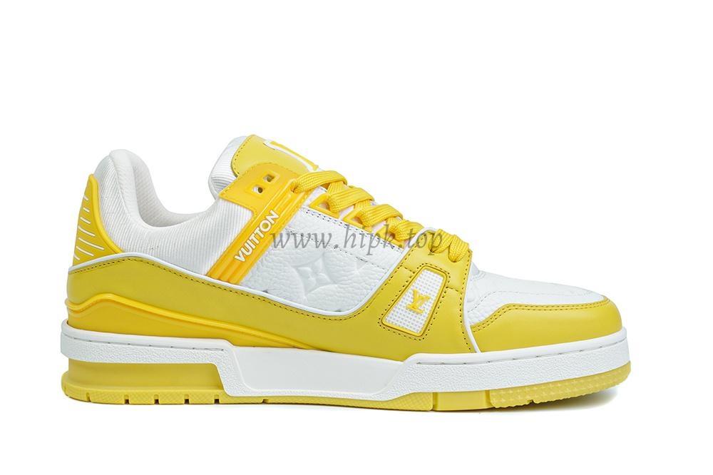 pk god l**is V*t*n lv trainer yellow retail materials ready to ship