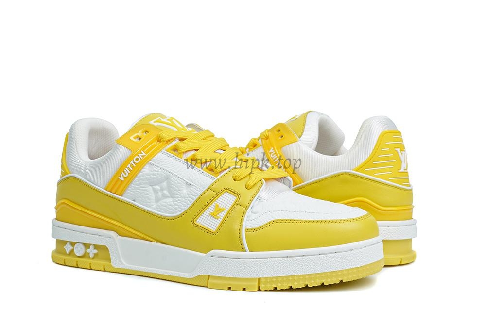 pk god l**is V*t*n lv trainer yellow retail materials ready to ship