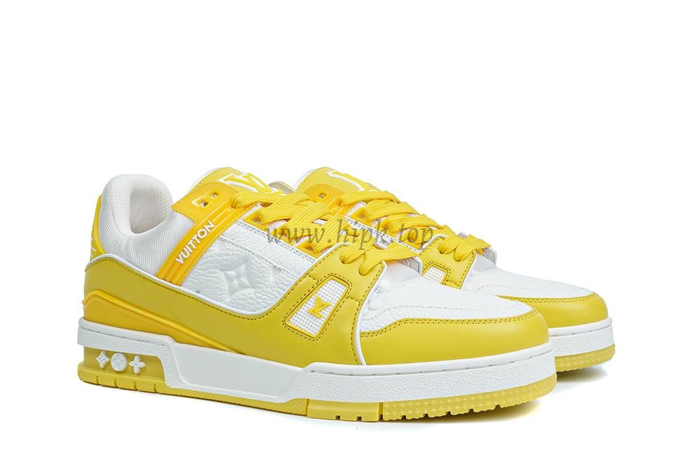 pk god l**is V*t*n lv trainer yellow retail materials ready to ship