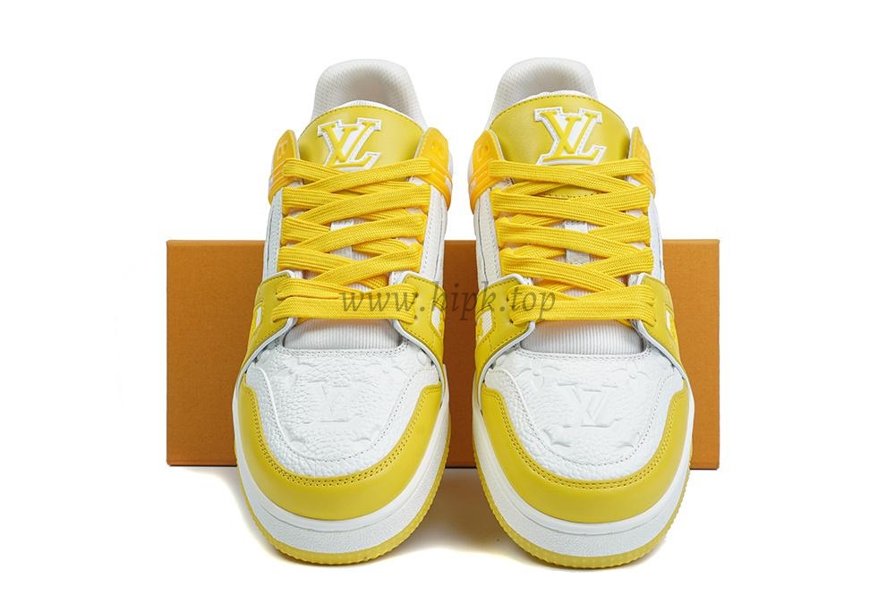 pk god l**is V*t*n lv trainer yellow retail materials ready to ship