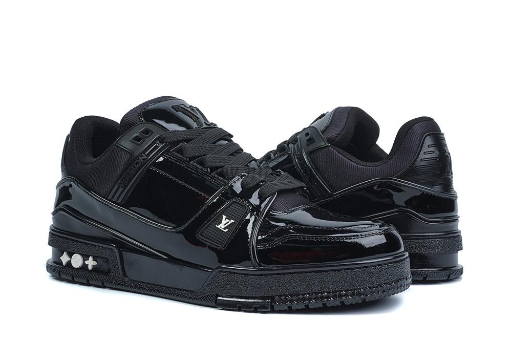 pk god l**is V*t*n patent leather triple black retail materials ready to ship