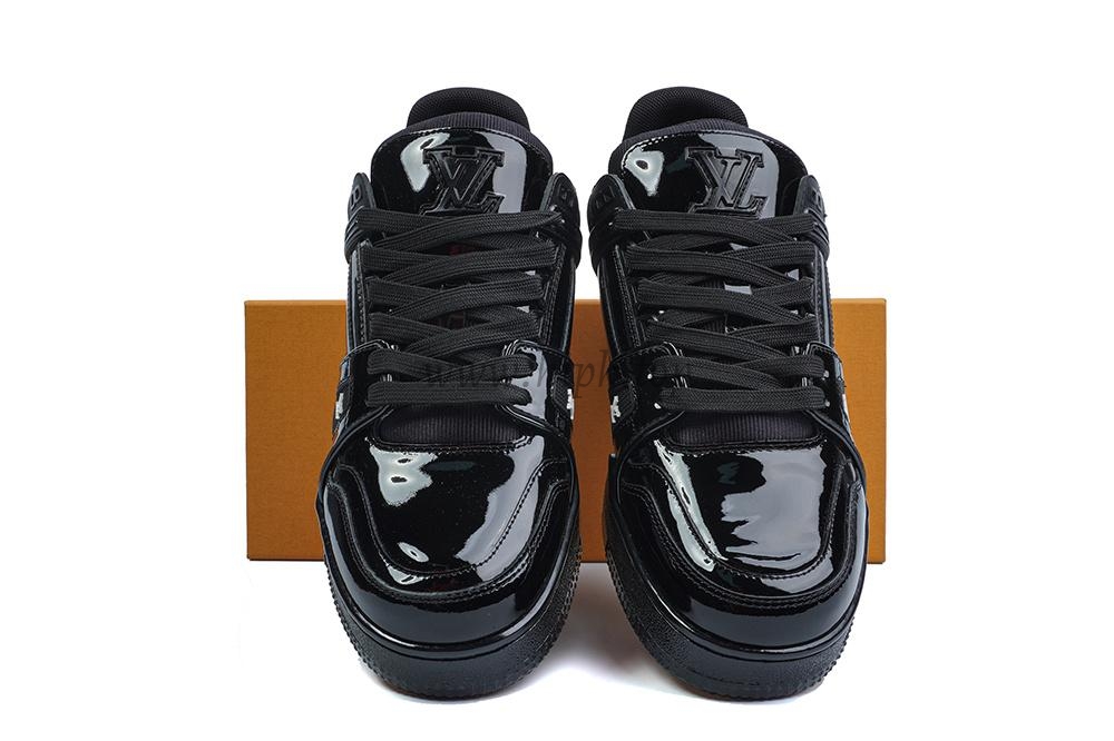 pk god l**is V*t*n patent leather triple black retail materials ready to ship