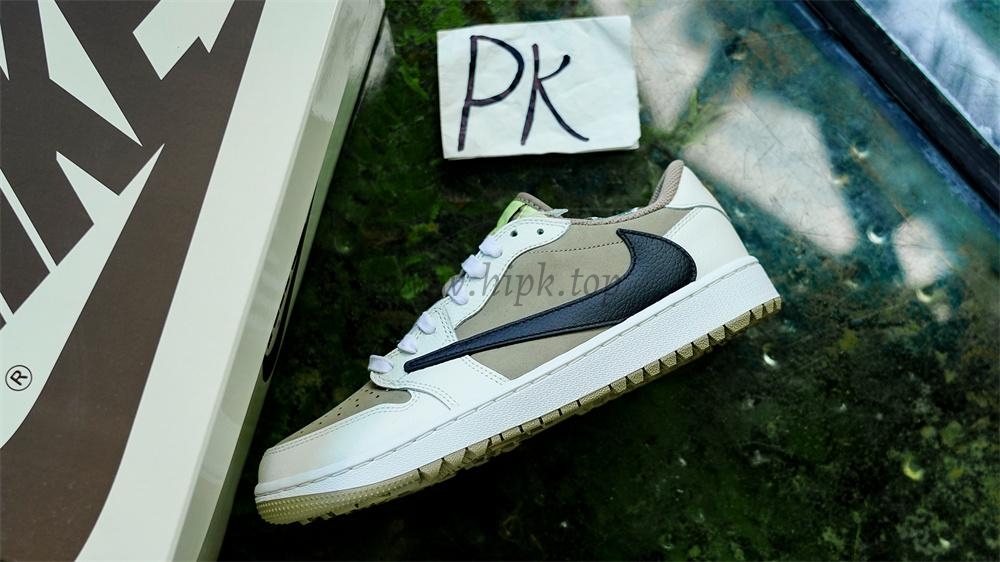 PK5.0 Jordan 1 Retro Low Golf Travis Scott Neutral Olive RETAIL MATERIALS READY TO SHIP