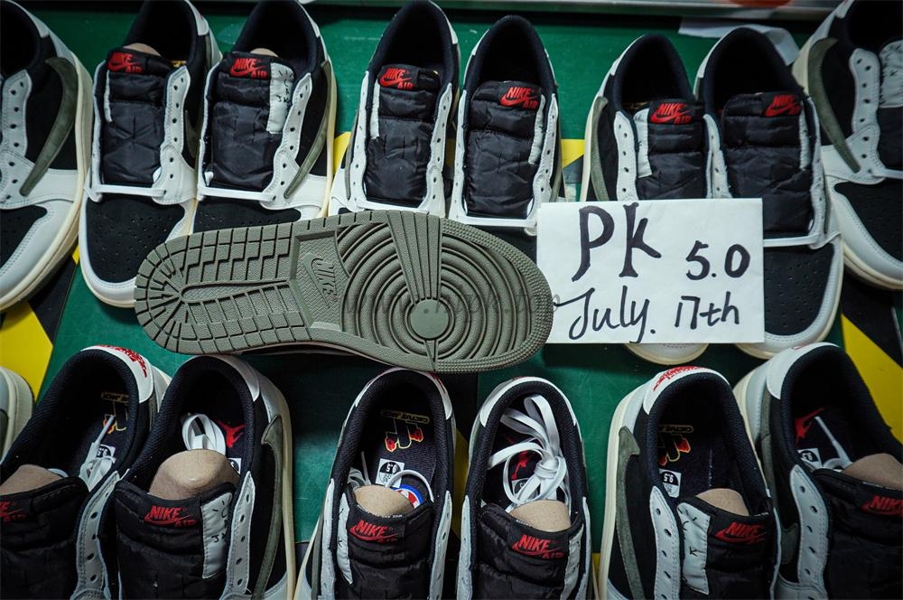 PK5.0 Jordan 1 Retro Low OG SP Travis Scott 4.0 Olive RETAIL MATERIALS READY TO SHIP