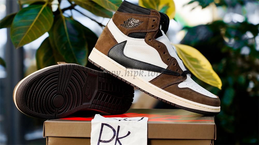 PK5.0 TRAVIS SCOTT X AIR JORDAN I CD4487-100 HIGH OG MOCHA RETAIL MATERIALS RETAIL VERSION