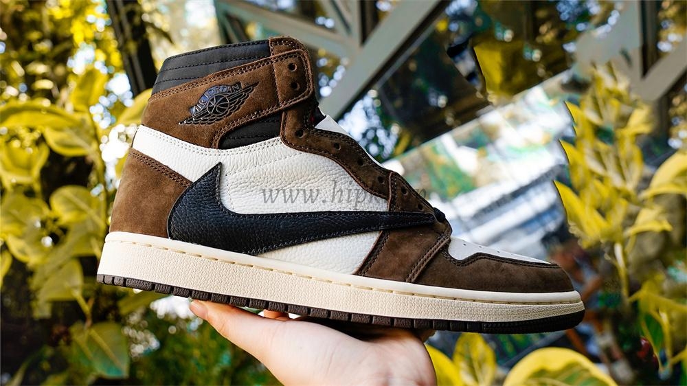 PK5.0 TRAVIS SCOTT X AIR JORDAN I CD4487-100 HIGH OG MOCHA RETAIL MATERIALS RETAIL VERSION