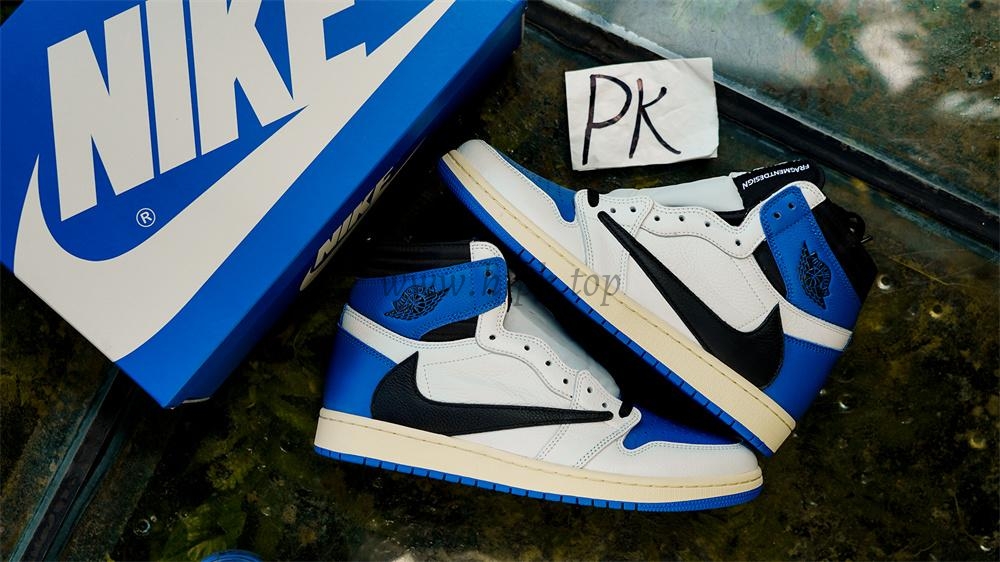 PK5.0 Travis Scott X Fragment X Air Jordan 1 High OG retail materials ready to ship