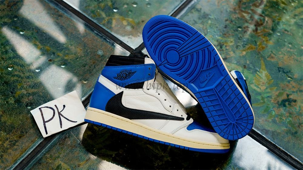 PK5.0 Travis Scott X Fragment X Air Jordan 1 High OG retail materials ready to ship