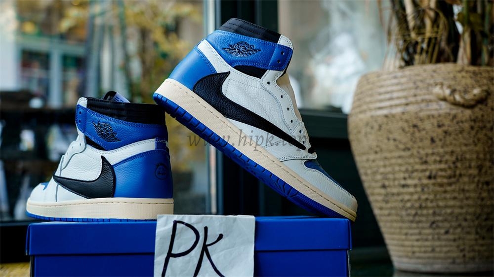 PK5.0 Travis Scott X Fragment X Air Jordan 1 High OG retail materials ready to ship