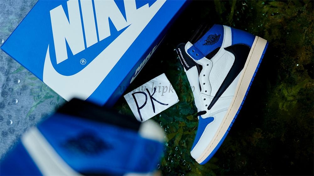 PK5.0 Travis Scott X Fragment X Air Jordan 1 High OG retail materials ready to ship